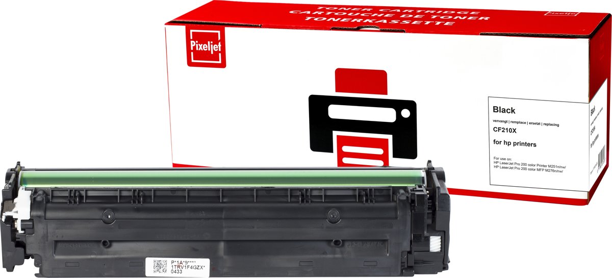 HP 131X (CF210X) toner |Zwart| - Pixeljet